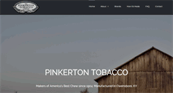Desktop Screenshot of pinkertontobacco.com